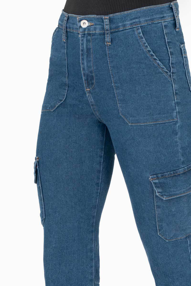 Jeans rectos con bolsas - Santory Ropa  (7473585225795)