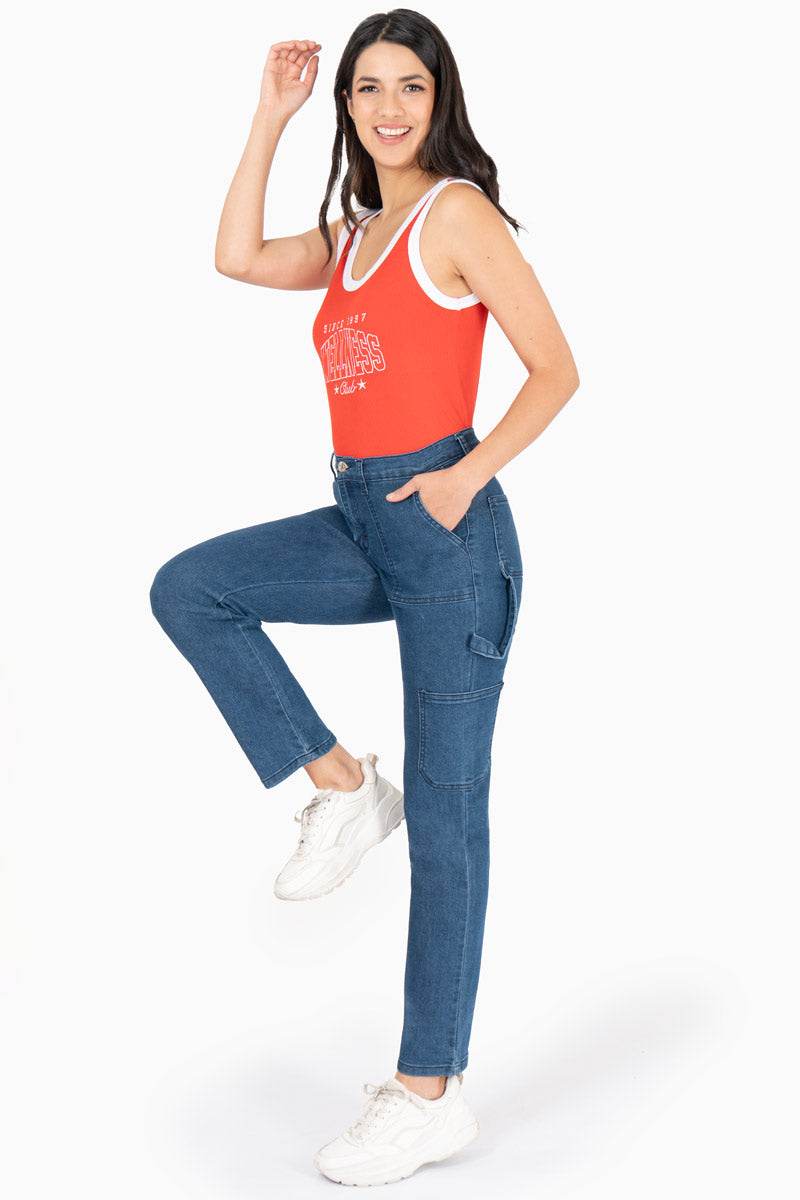 Jeans con bolsas en costado - Santory Ropa  (7473585193027)