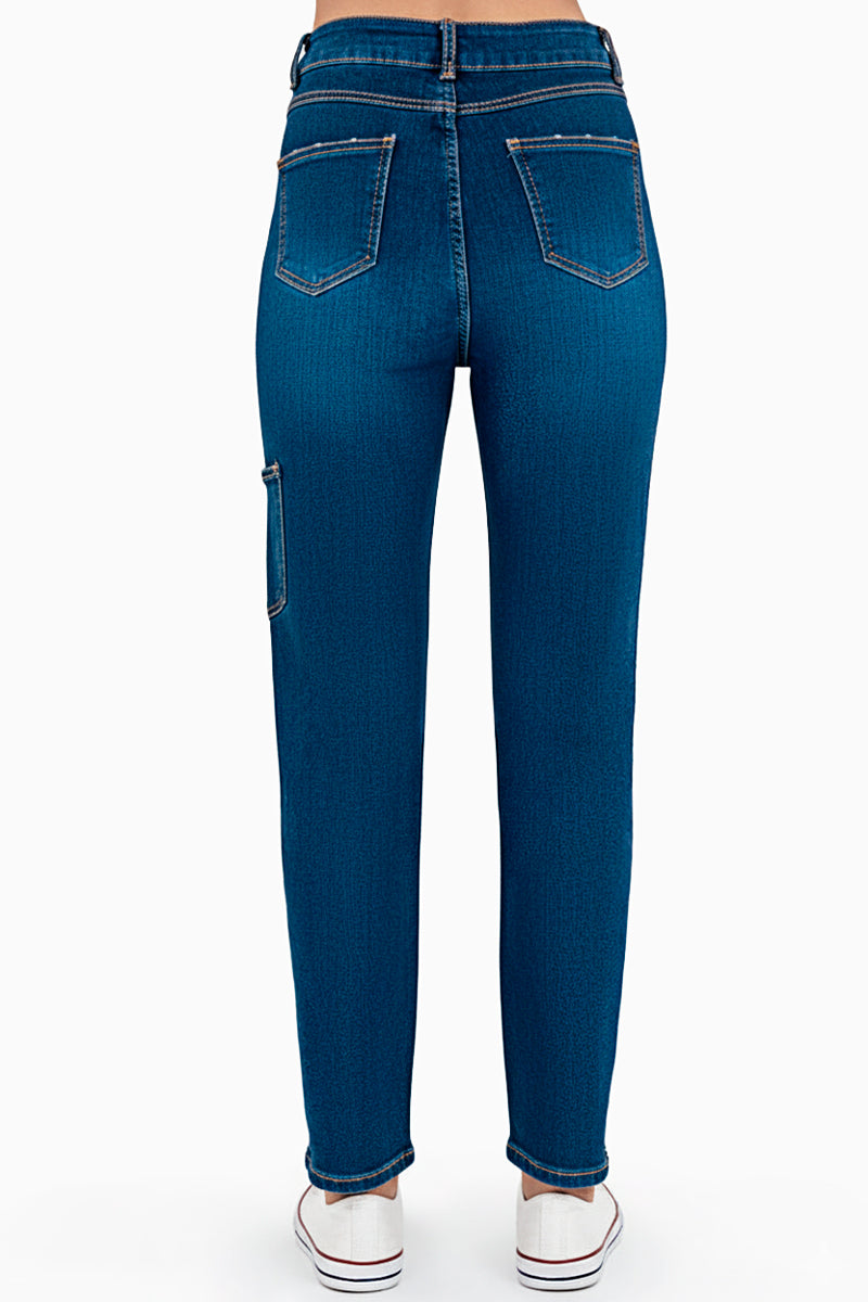 Jeans recto cargo