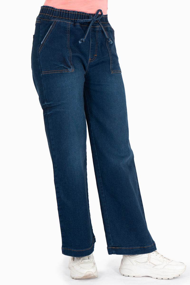 Jeans tipo cargo con bolsas - Santory Ropa  (7450650148931)