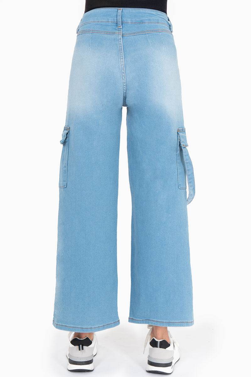 Jeans con bolsas laterales - Santory Ropa  (7473585061955)