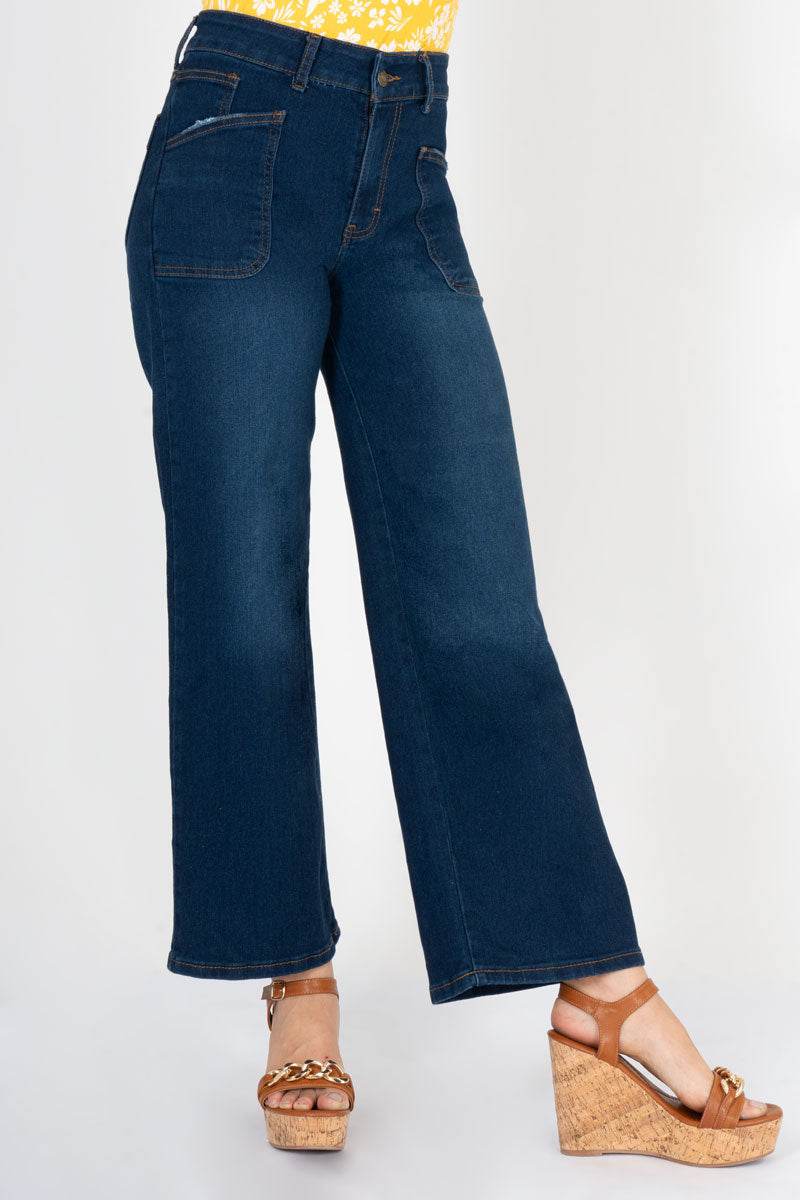 Jeans recto con bolsas - Santory Ropa  (7435763253315)