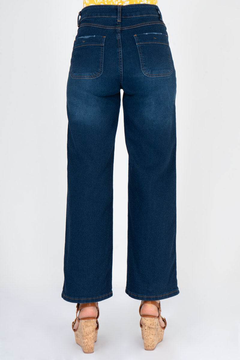 Jeans recto con bolsas - Santory Ropa  (7435763253315)