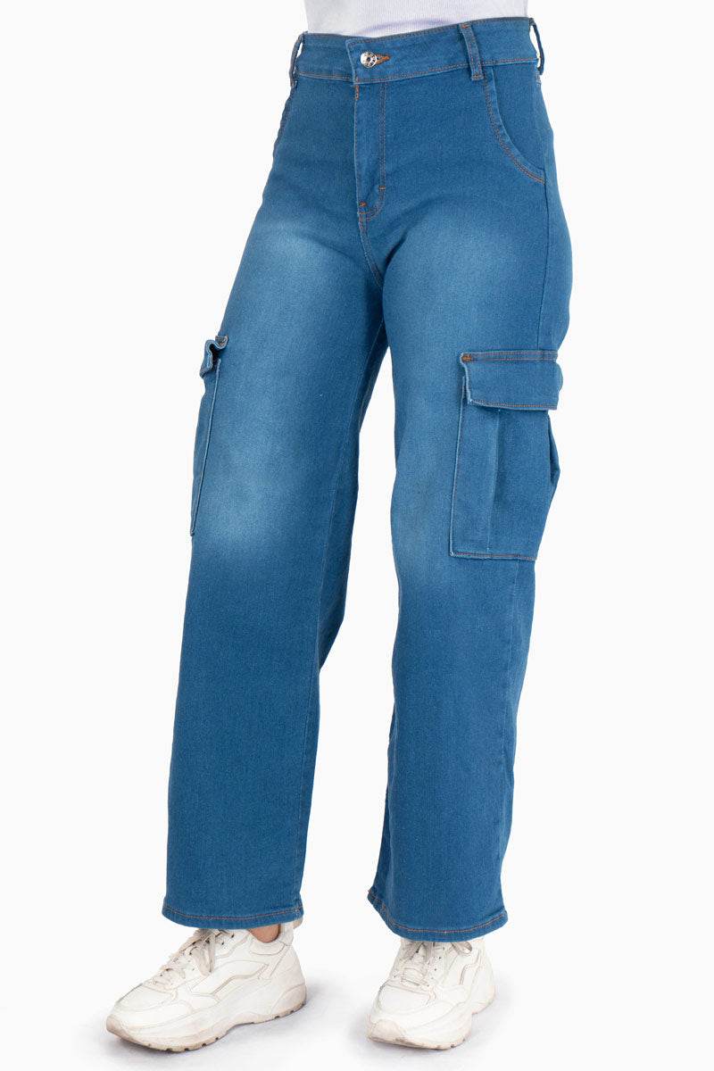 Jeans tipo cargo - Santory Ropa  (7450650116163)