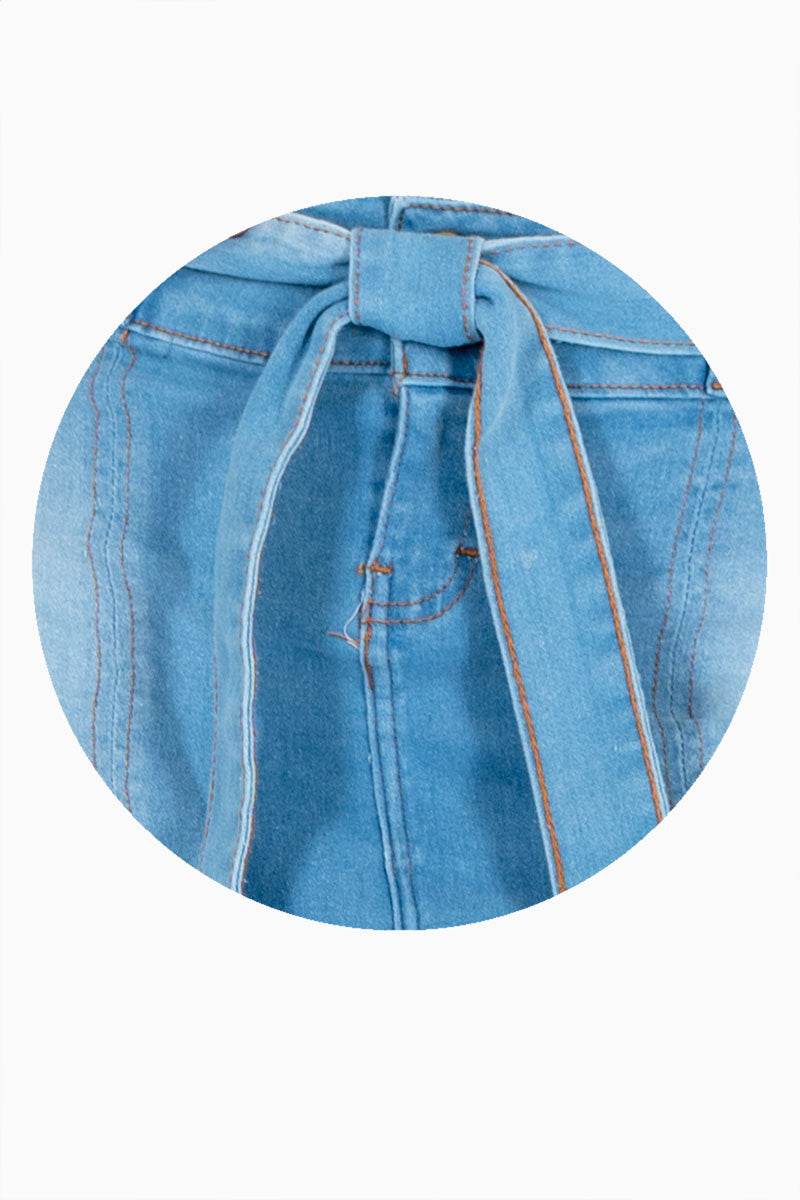 Falda recta con jareta - Santory Ropa  (7473584799811)