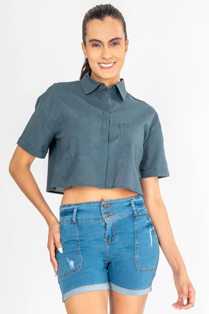 Short con destrucción - Santory Ropa  (7435396546627)