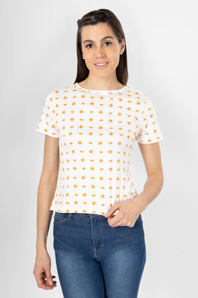 Playera estampada manga corta - Santory Ropa  (7381700345923)