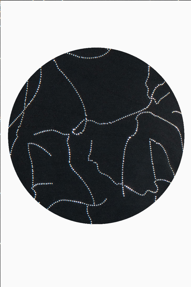 Suéter escote v con piedritas