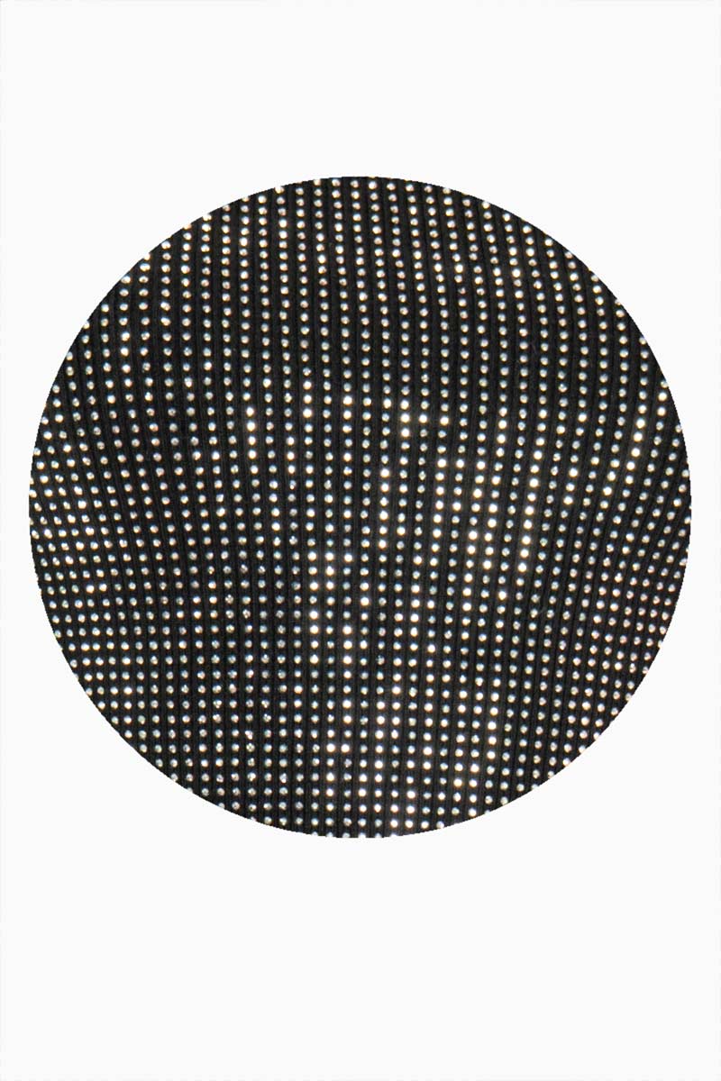 Blusa con tejido brillante sin mangas