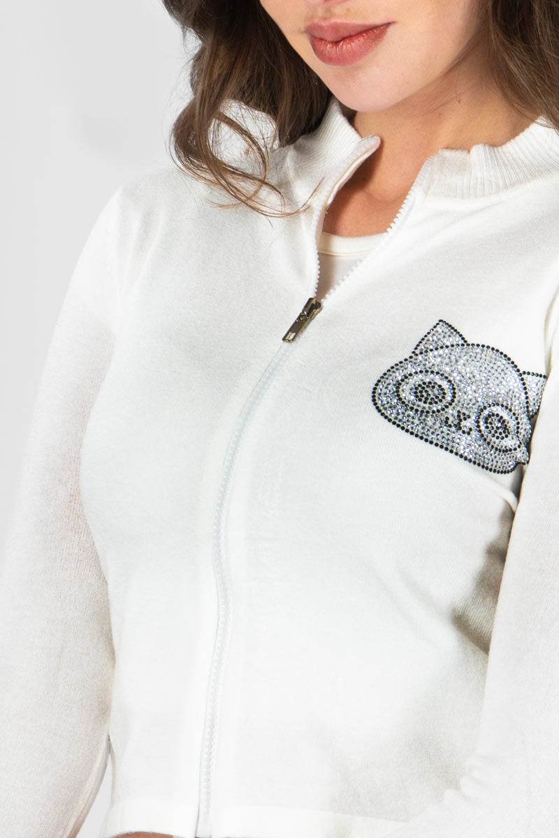 Suéter estampado con cierre - Santory Ropa  (7467880022083)