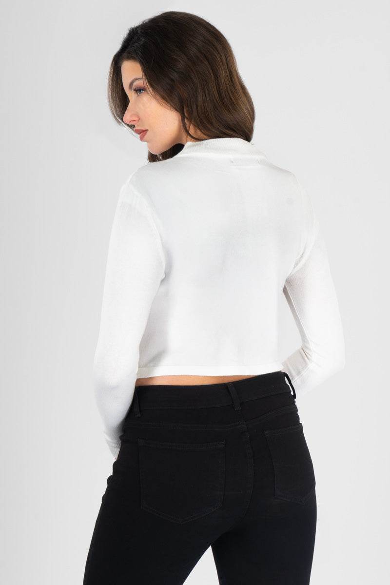 Suéter estampado con cierre - Santory Ropa  (7467880022083)