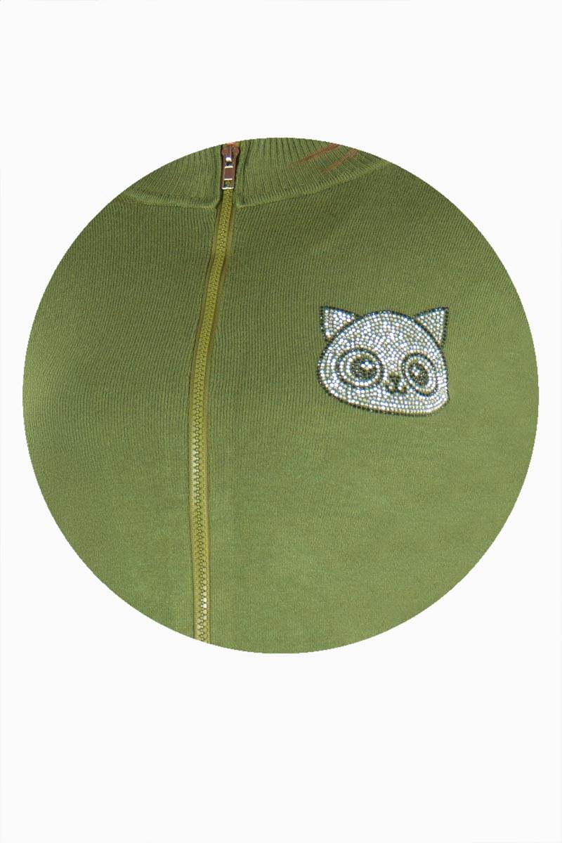 Suéter estampado con cierre - Santory Ropa  (7467880022083)