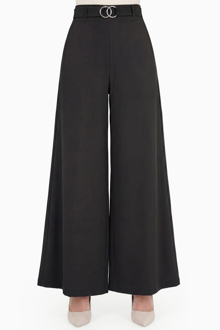 Pantalón con cinturón de hebilla