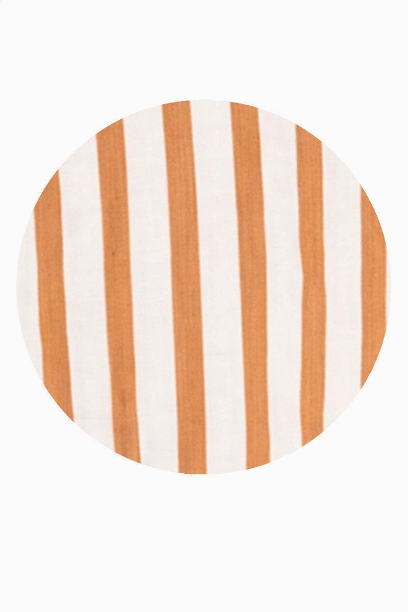 Camisa de rayas con bolsa