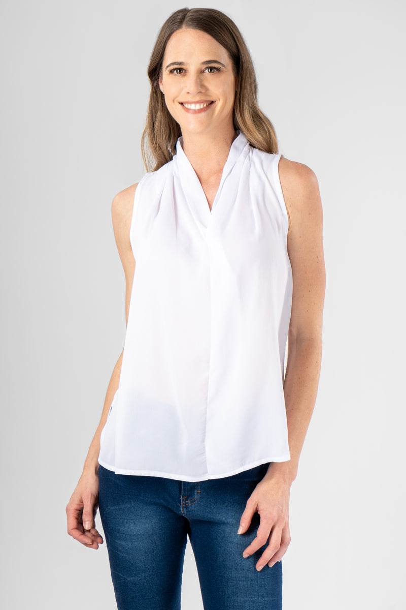 Blusa manga corta con escote v - Santory Ropa  (7102080811075)