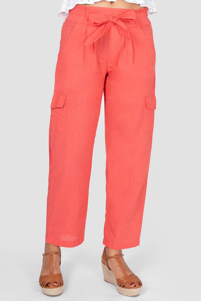 Pantalón liso con bolsas - Santory Ropa  (7425033207875)