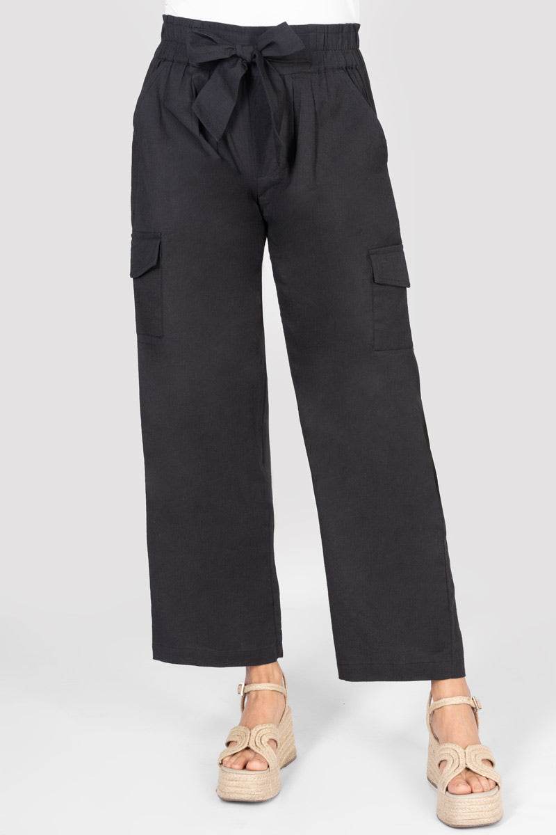 Pantalón liso con bolsas - Santory Ropa  (7425033207875)
