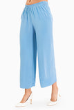 Pantalón palazzo con elástico en cintura
