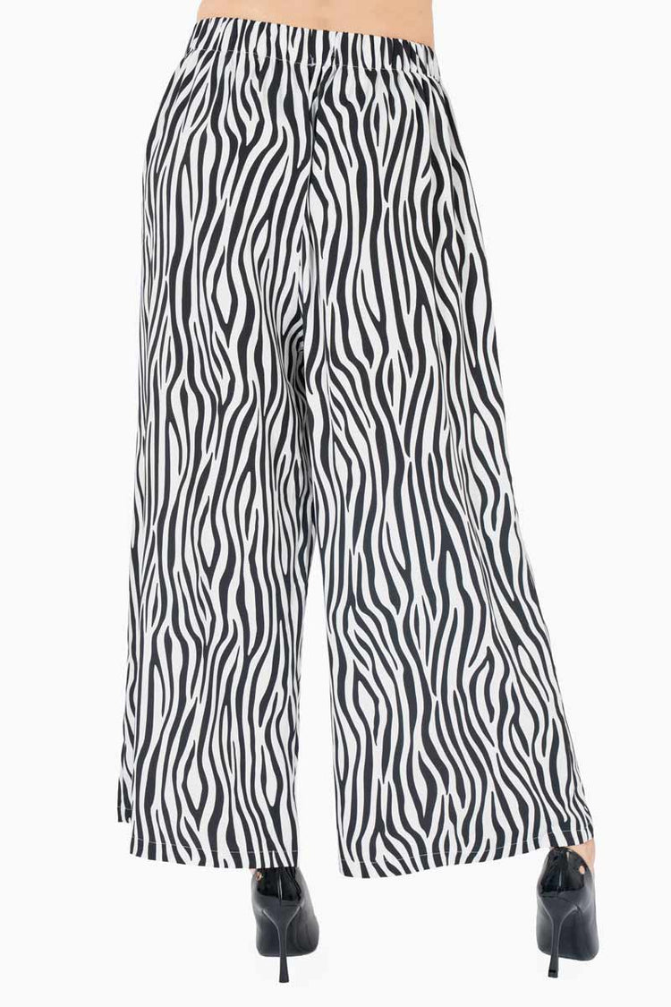 Pantalón animal print ancho