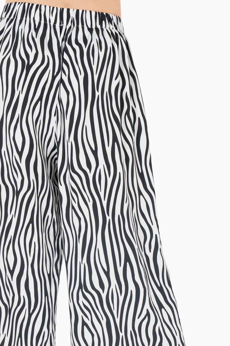 Pantalón animal print ancho