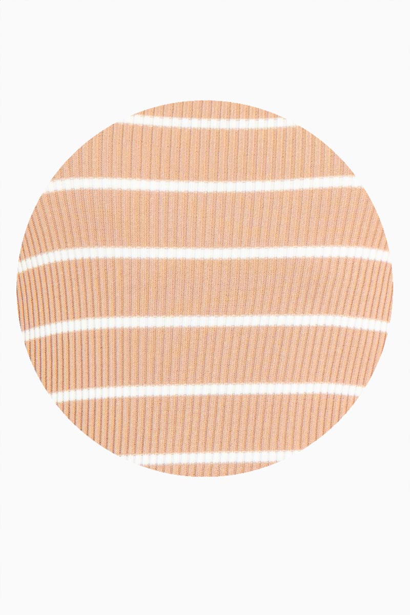 Vestido con estampado de rayas sin mangas