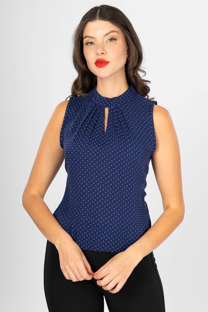 Blusa sin mangas con amarre - Santory Ropa  (7391891980355)