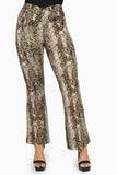Legging Animal Print Acampanado para Mujer