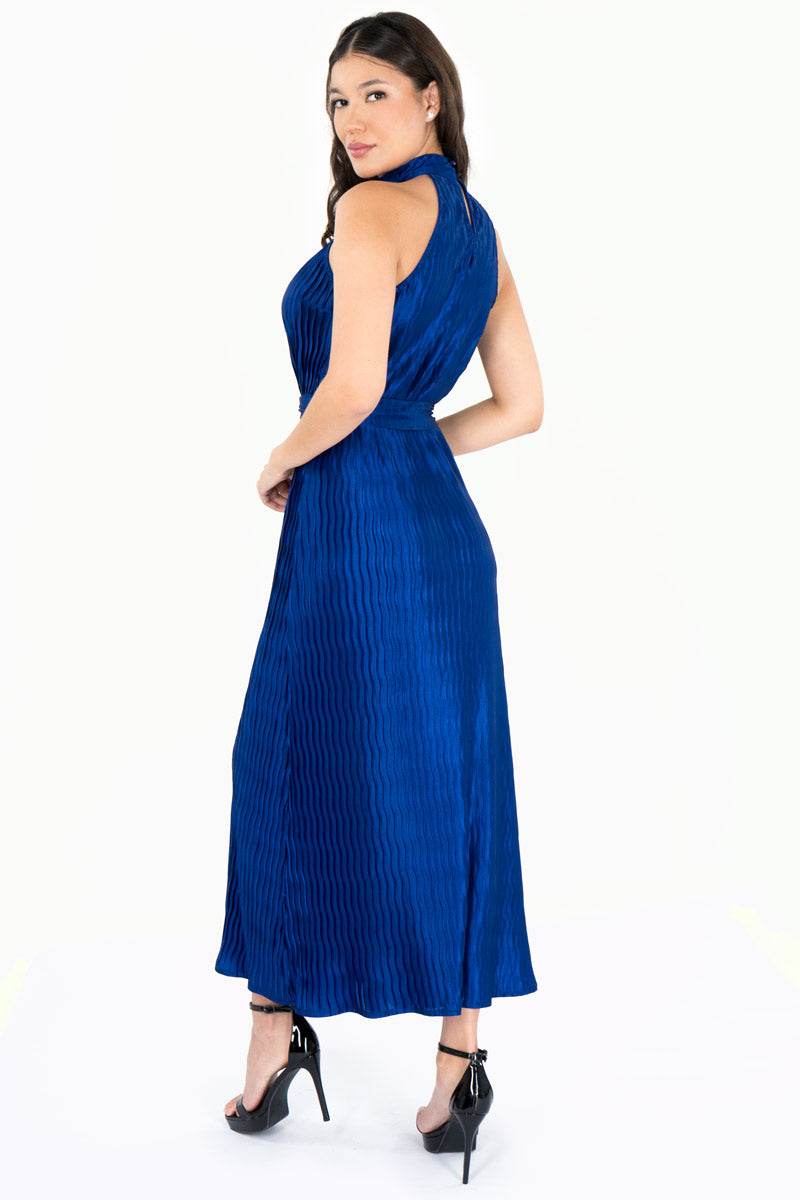 Vestido halter plisado - Santory Ropa  (7467880546371)