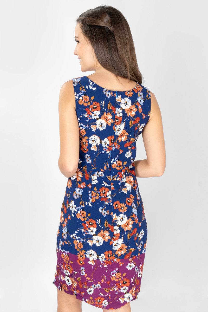 Vestido floral sin mangas - Santory Ropa  (7300109860931)